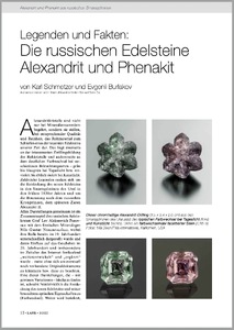 Legenden und Fakten: Die russischen Edelsteine Alexandrit und Phenakit